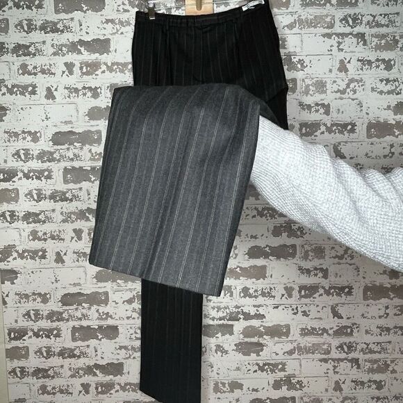 Pendleton | women pin striped dress pant wool - Picture 8 of 11